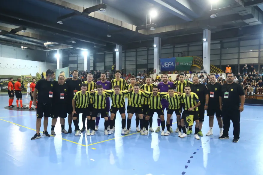 Futsal: Η ΑΕΚ… διέλυσε τους Θρακομακεδόνες με 11-0