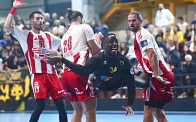 ΑΕΚ – Ολυμπιακός Oμιλος Ξυνή 28-27 Τα HIGHLIGHTS του αγώνα (VIDEO)