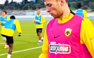 O Μάρτιν Γκεοργκίεφ στα Σπάτα: Η πρώτη του προπόνηση (VIDEO)