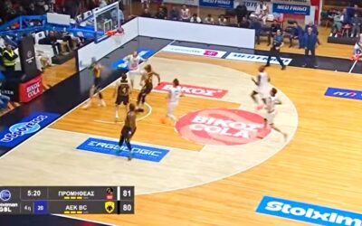 Προμηθέας Πάτρας – ΑΕΚ 86-94 (HIGHLIGHTS)