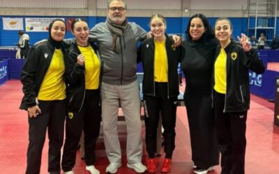Επιτραπέζια Αντισφαίριση Γυναικών: Η ΑΕΚ προκρίθηκε στην Τελική Φάση του Regional Stage του Europe Trophy!
