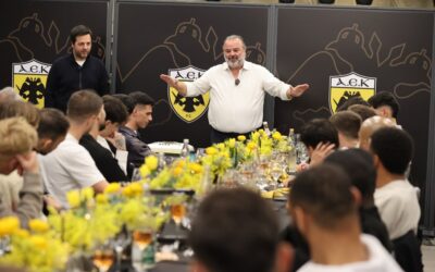 ΑΕΚ: Εκοψε την πίτα του το ποδοσφαιρικό τμήμα (ΦΩΤΟ)