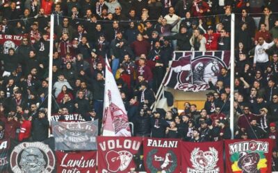 Δυναμικό “παρών” οι οπαδοί της ΑΕΛ στην “Allwyn Arena”